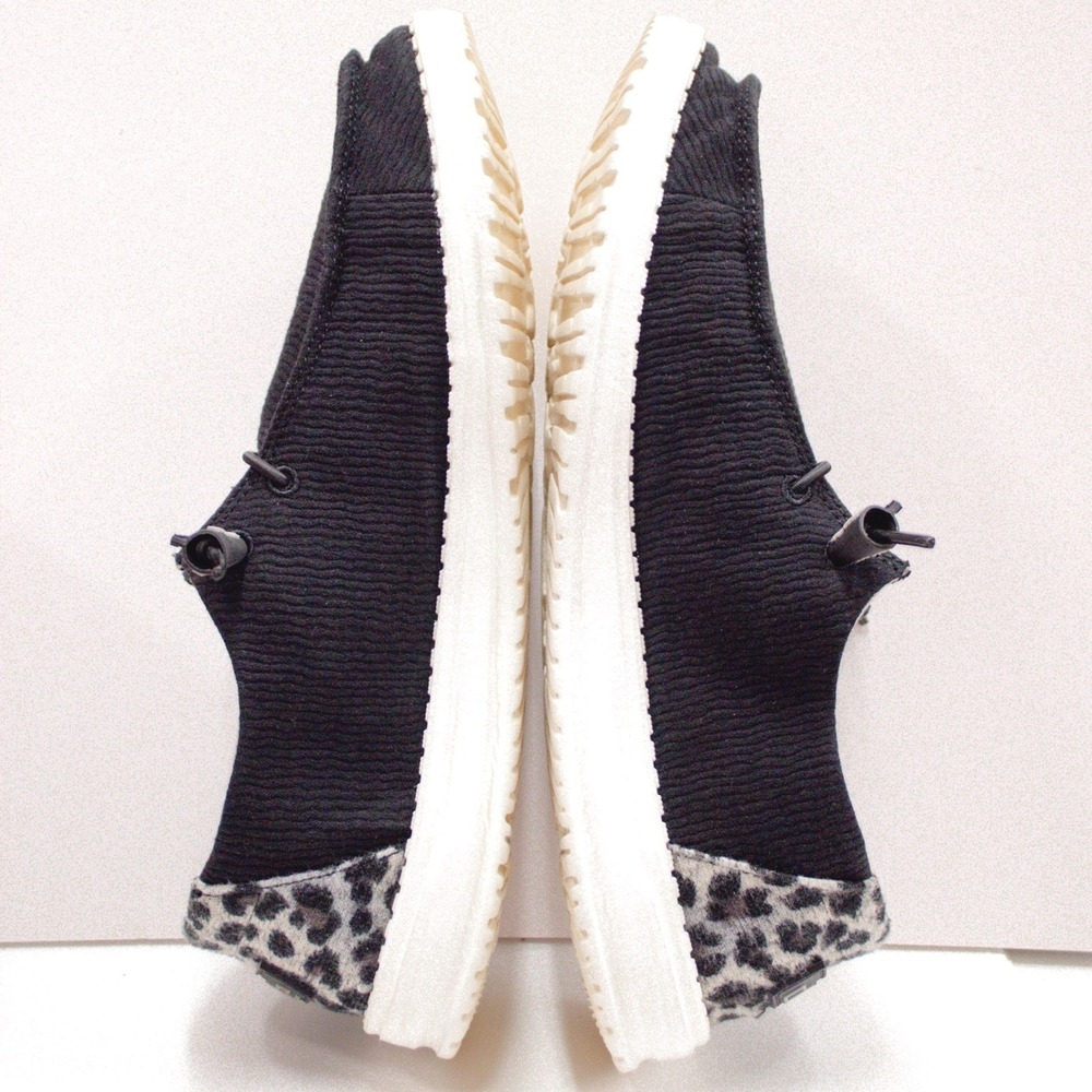 RESERVED @charlybug1113 Hey Dude Wendy Woven Slip-On Loafer Shoes- Grey Cheetah - Picture 7 of 12